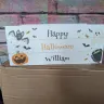 Customer photo review of Personalised Halloween Small Wooden Treats Crate